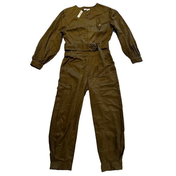 Madewell Jumpsuit Tapered-Leg in Golden Spinach XXS NWT - Picture 5 of 12